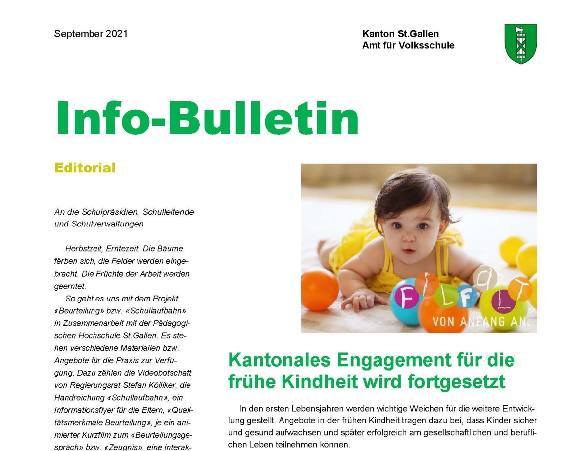 Infobulletin September 2021